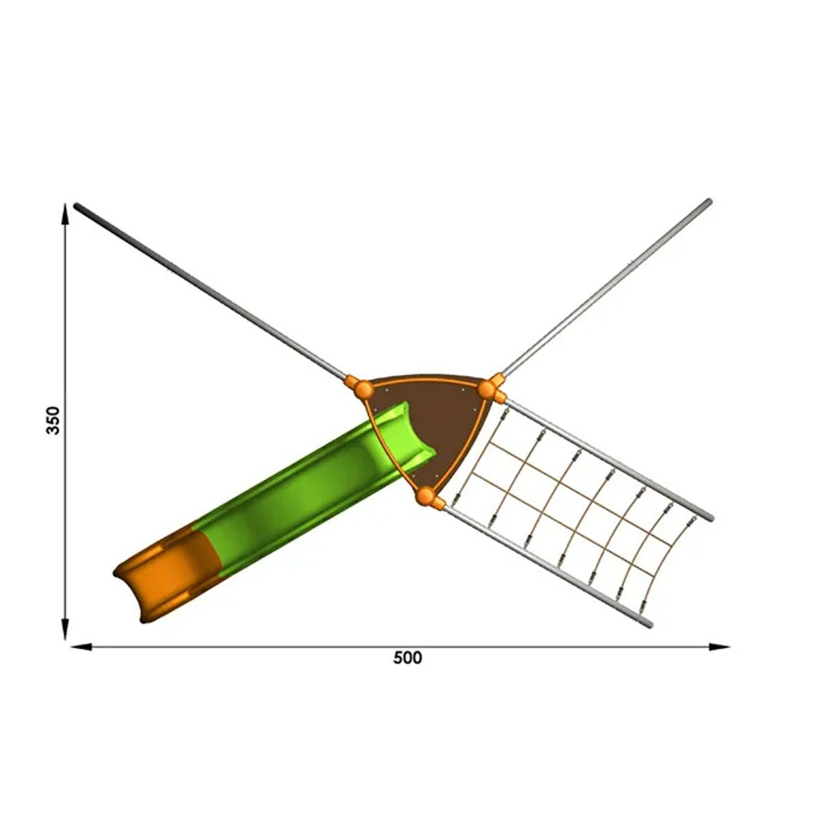 Structure de jeux Trigano - EVO ZENY - 8 enfants – Image 3