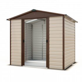 Abri de jardin métal Yardmaster 4,2 m² + kit d'ancrage