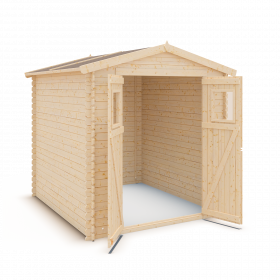 Abri de jardin - bois brut - 5 m²