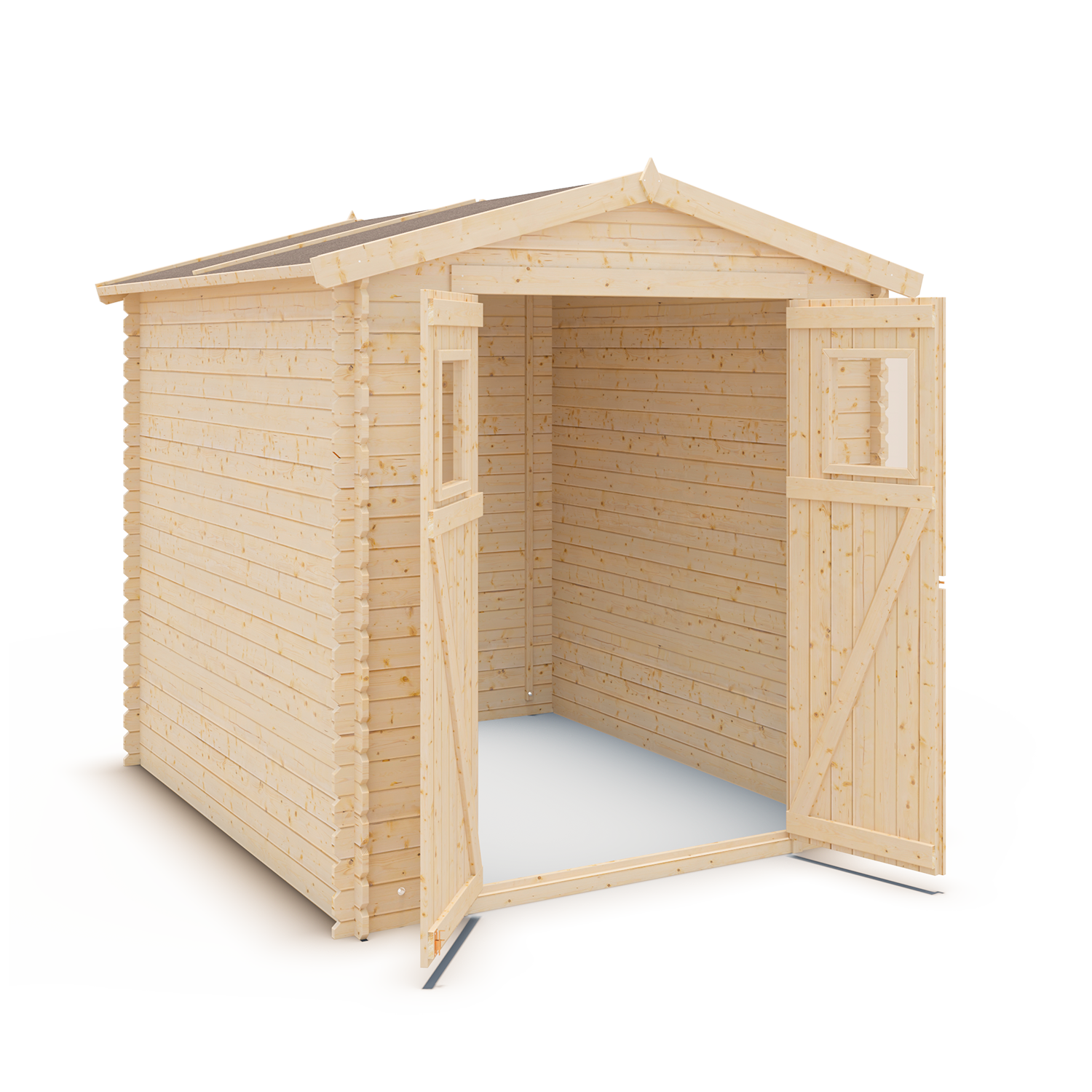 Abri de jardin - bois brut - 5 m²