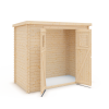 Abri de jardin - bois brut - 3 m²