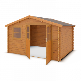 Abri de jardin Saturne - bois marron - 10,5 m²