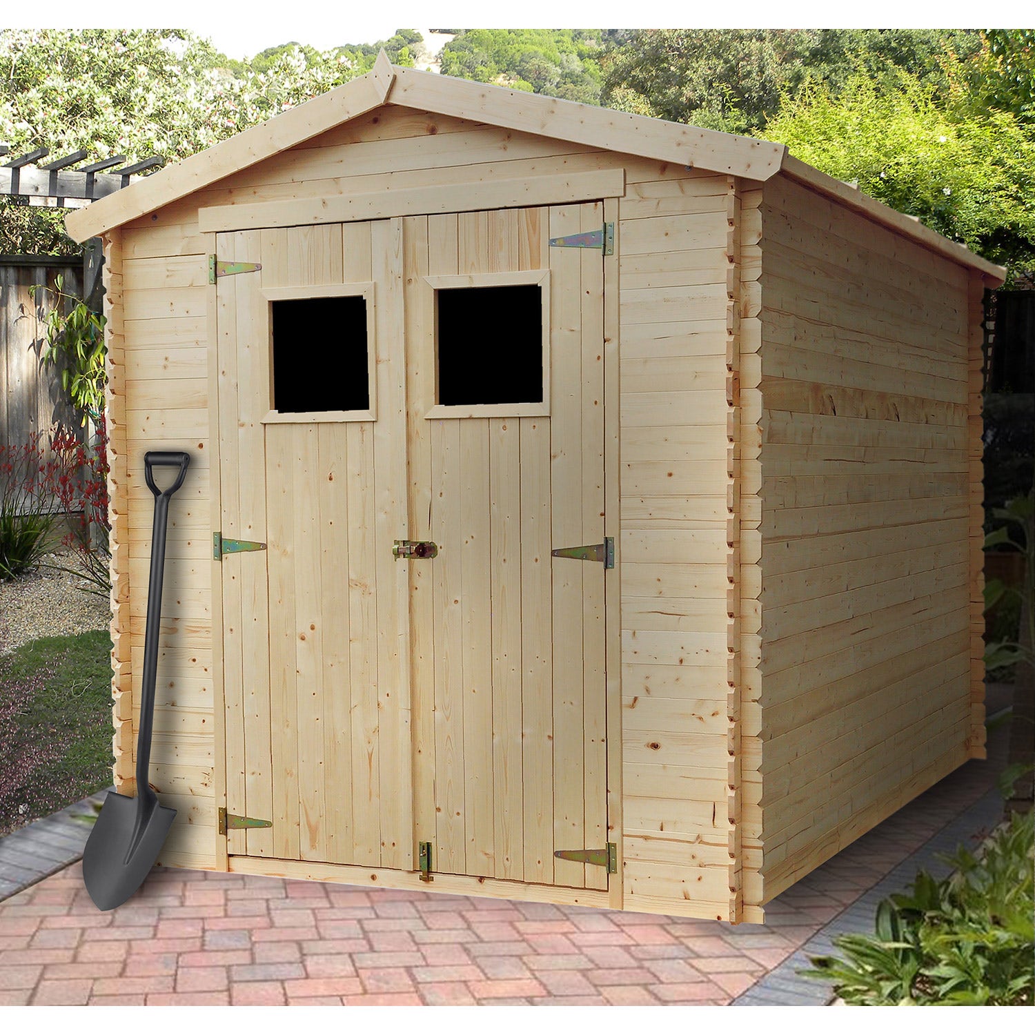 Abri de jardin - bois brut - 5 m² – Image 5