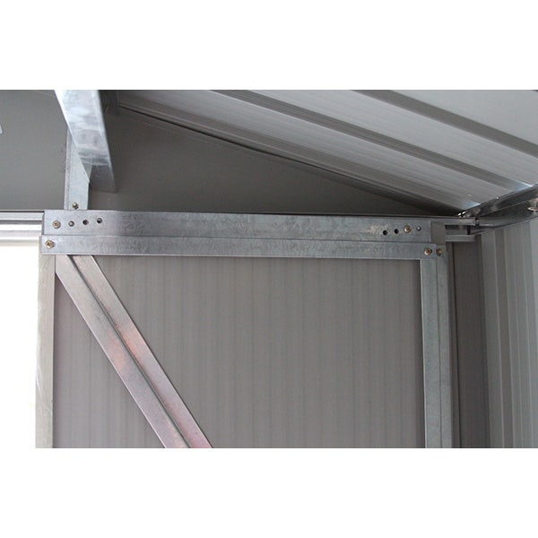 Abri de jardin métal anthracite 12,27 m² + kit d'ancrage – Image 6