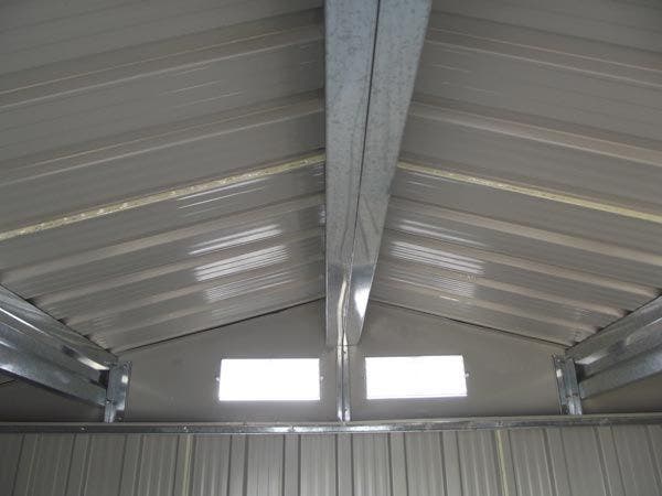 Abri de jardin métal anthracite 12,27 m² + kit d'ancrage – Image 7