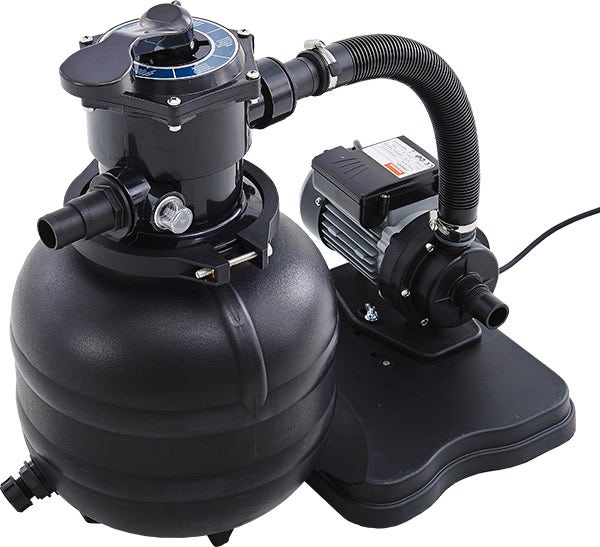 Piscine hors sol acier ovale 4,90 x 3,65 x 1,32 m anthracite VARUNA – Image 6