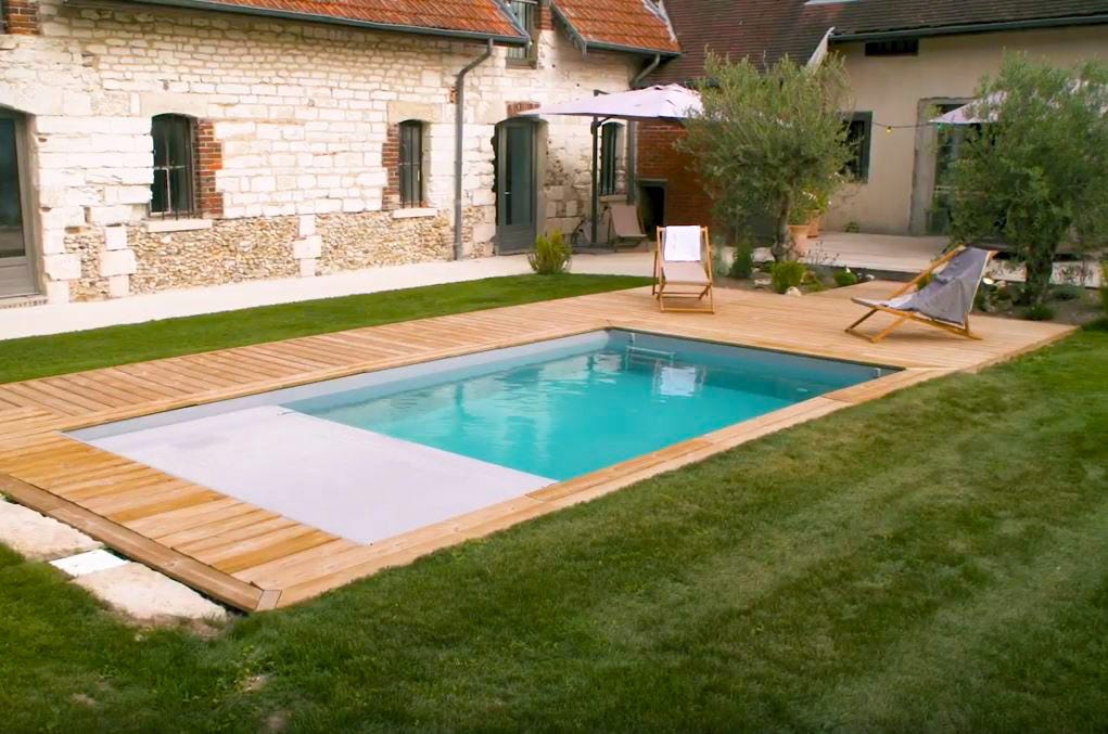 Piscine hors sol bois rectangulaire 5,50 x 3 x 1,33 m URBAINE XL – Image 4