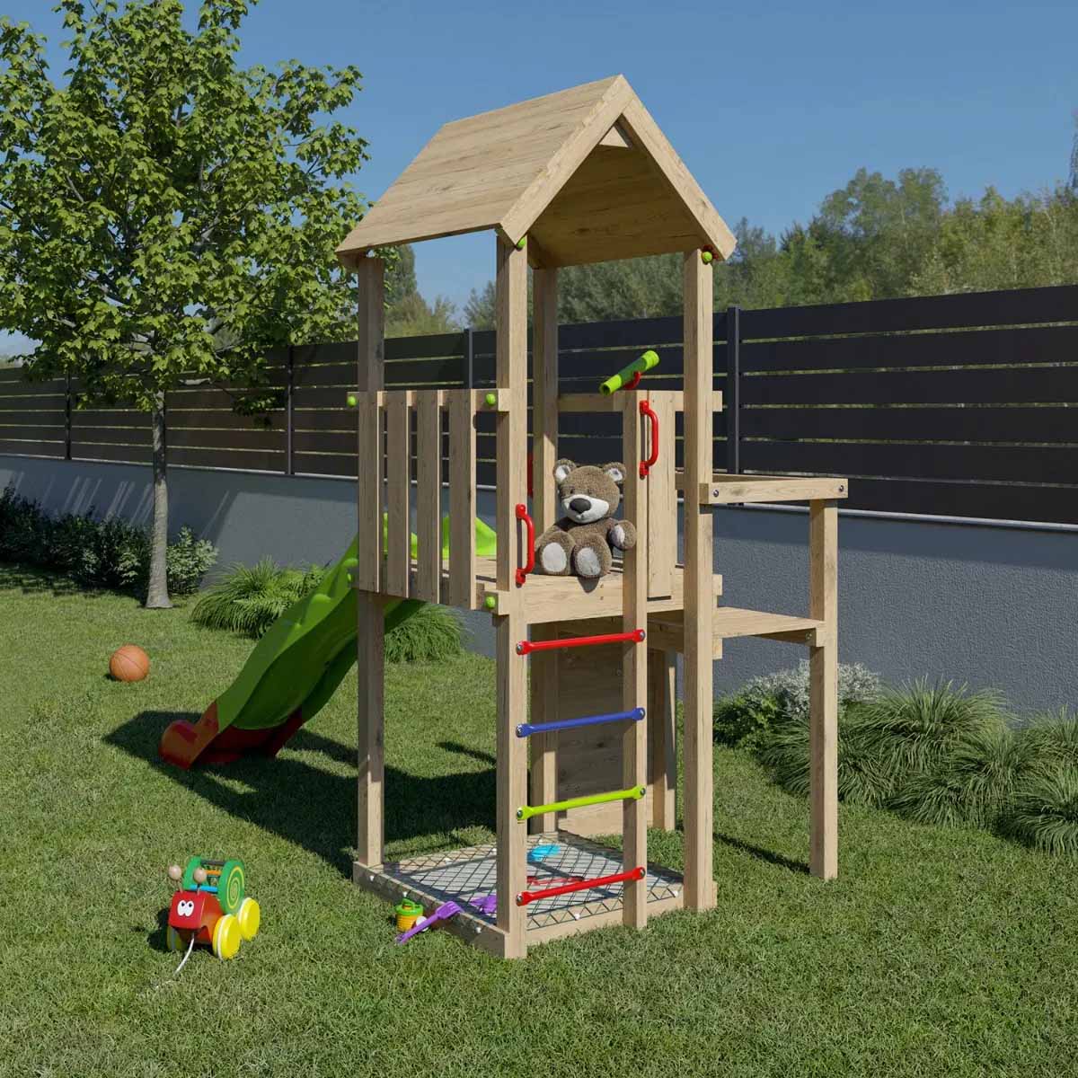 Tour de jeux bois AGILE XPLORER - 6 enfants – Image 4