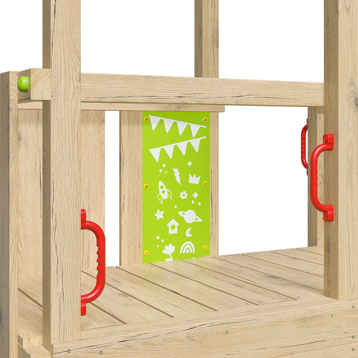 Aire de jeux bois 2,20 m ZESTY XPRESSION XL - 14 enfants – Image 8