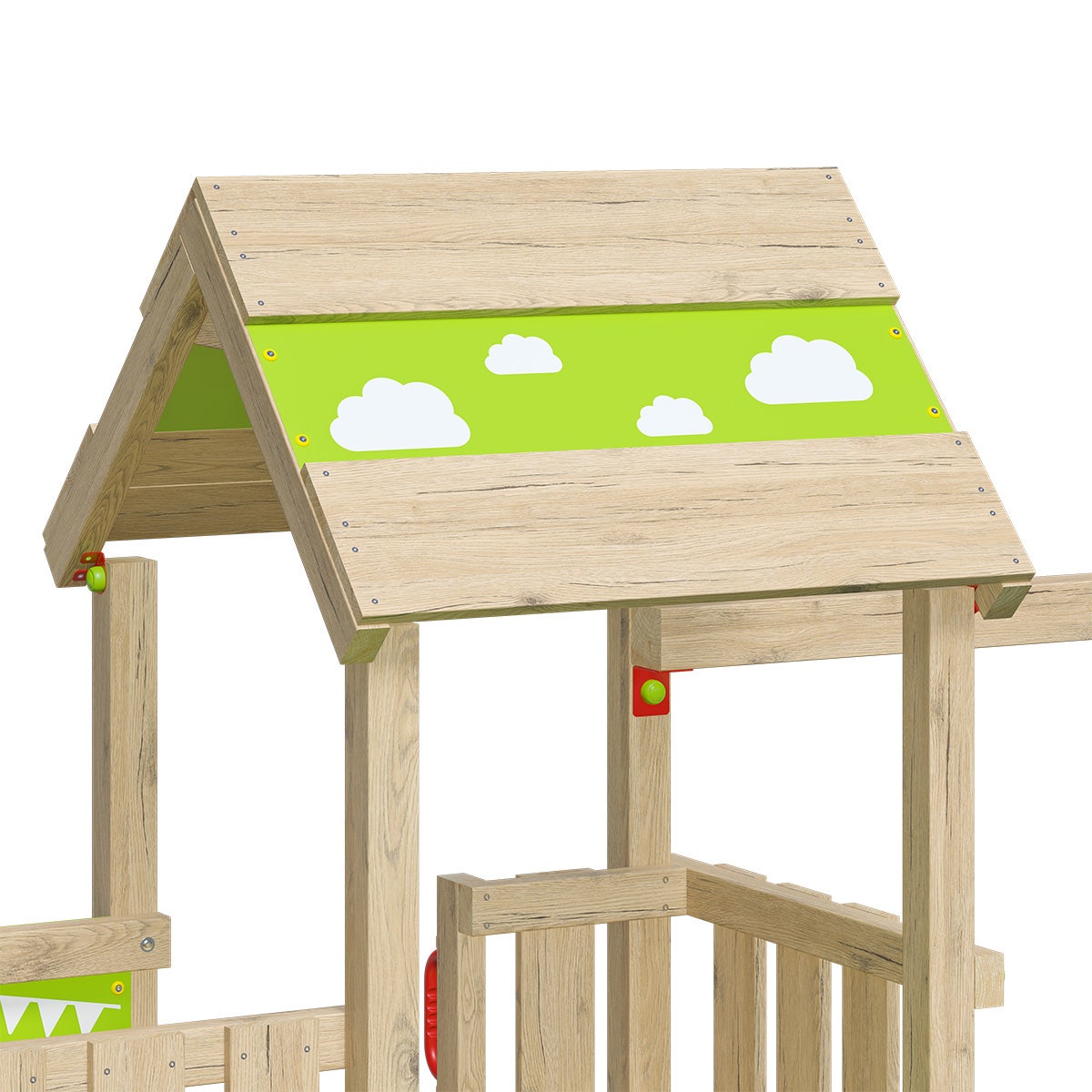 Aire de jeux bois 2,20 m ZESTY XPRESSION XL - 14 enfants – Image 9